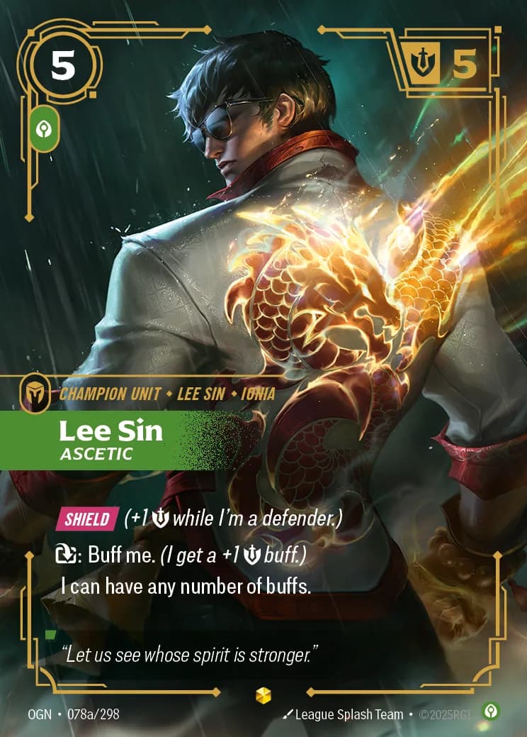 Lee Sin - Ascetic (Alternate Art)