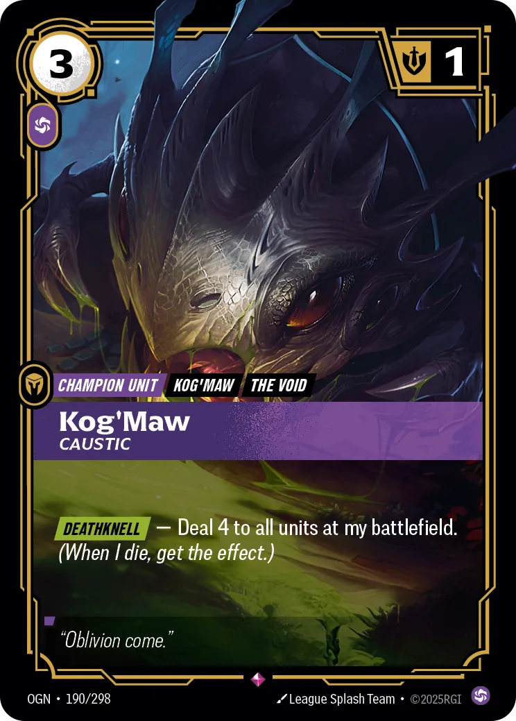 Kog'Maw - Caustic