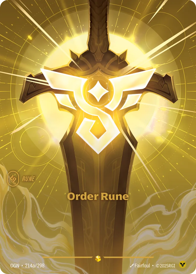 Order Rune (Alternate Art)