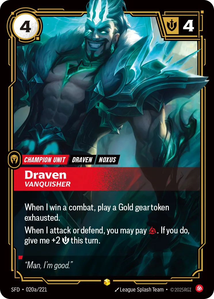 Draven - Vanquisher (Alternate Art)