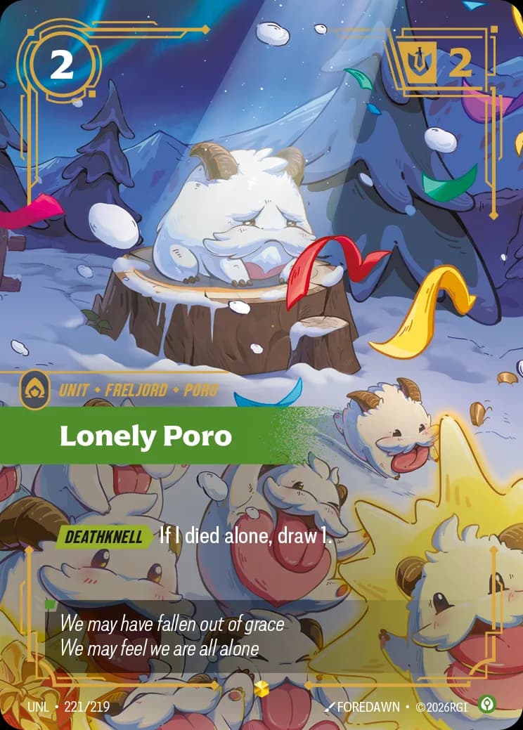 Lonely Poro (Overnumbered)